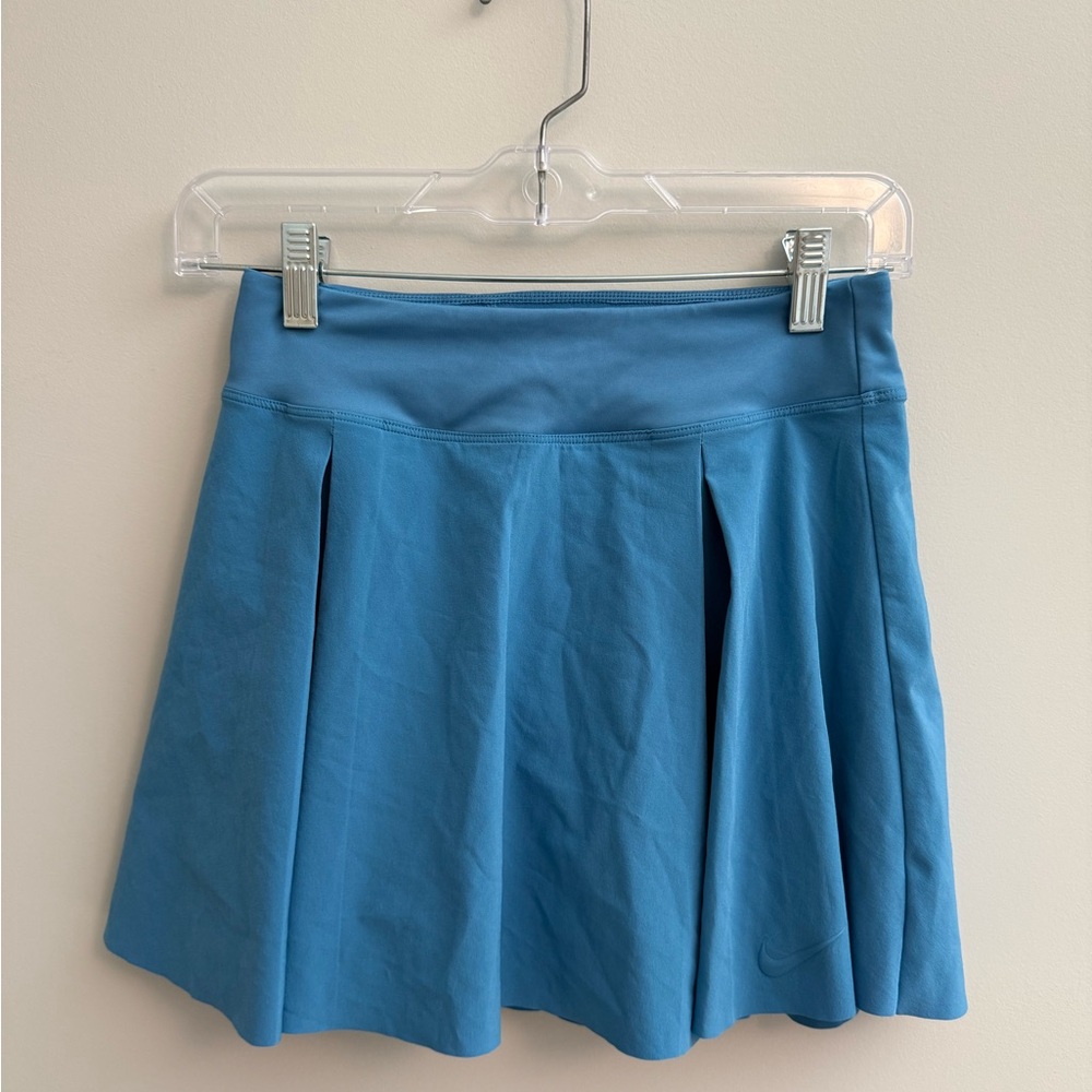 Nike Blue Skater Mini Skirt Pleated Casual
